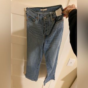 Levi’s rib cage straight jeans